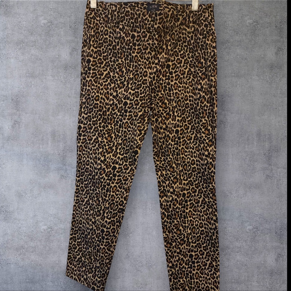 J. Crew Leopard Print Winnie Pant